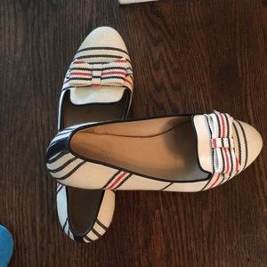 JCrew canvas loafers